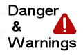 Tasman Danger and Warnings